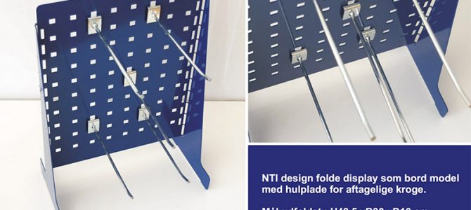 Blåt foldedisplay