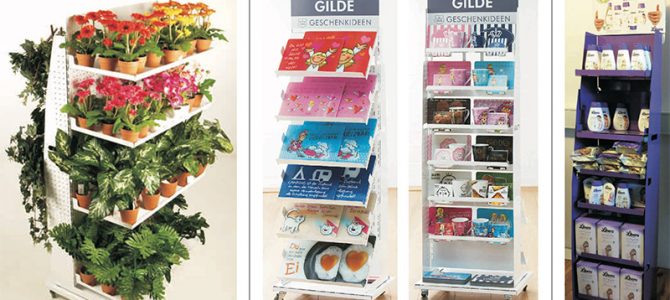 Flip solution display – Merchandising