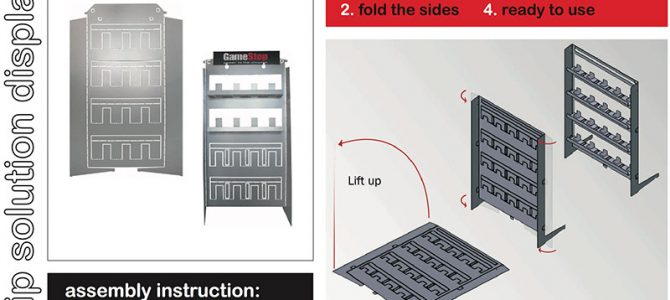 Flip solution display